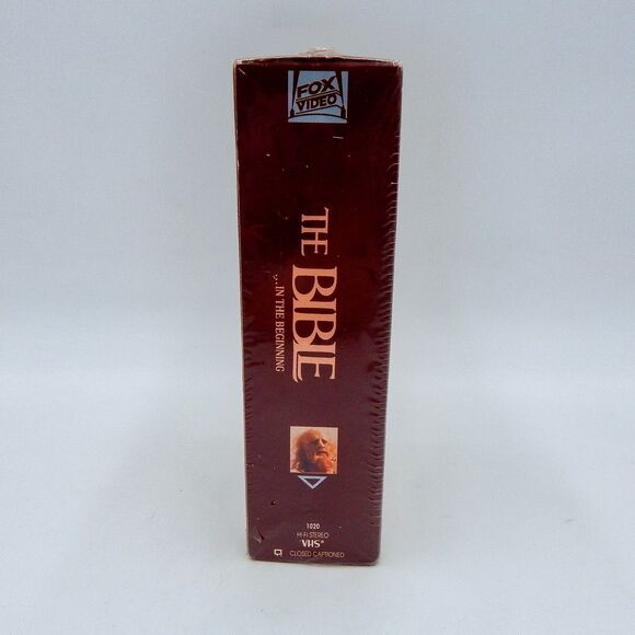 The Bible…In the Beginning 2 VHS Box Set W/Watermark Sealed 1992 Fox Video - Picture 4 of 6